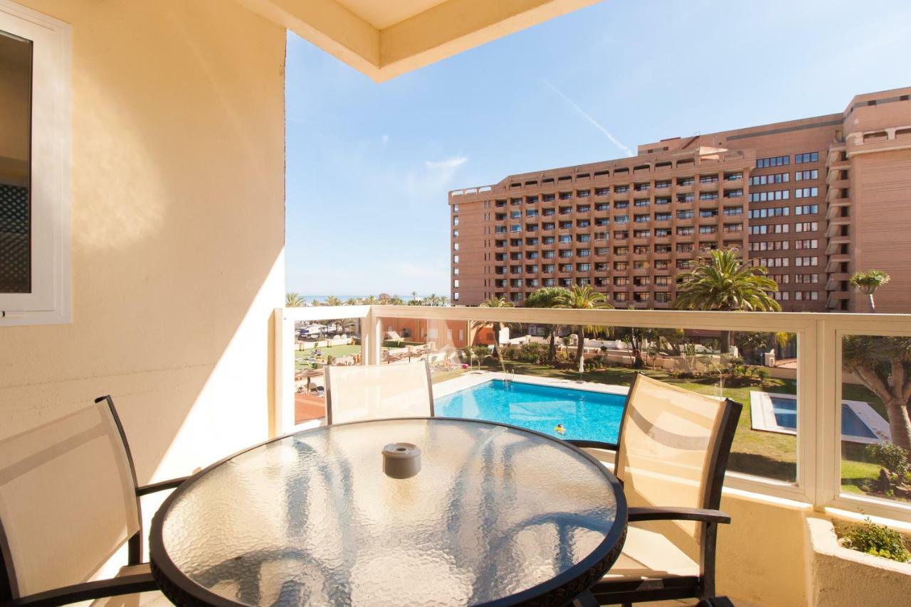 Hotel Apartamento Pyr Fuengirola Private Sunny Pool Side Esterno foto